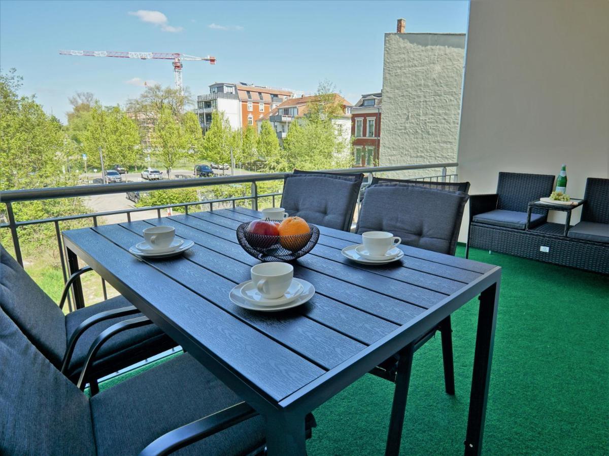 "Hogulu" Brandenburg, Balkon, Neustadt, Kueche, Wassernaehe - Parkplatz Inklusive Apartman Brandenburg  Kültér fotó